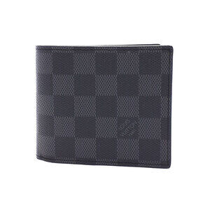 Louis Vuitton Damier Graphite Black Portefeuille Wallet Amerigo NM Bifold
